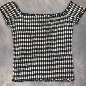 Hollister off the shoulder crop top